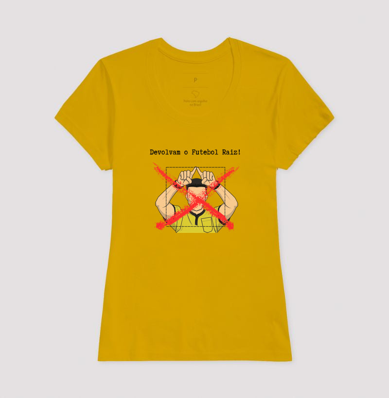 Camisa Não ao VAR