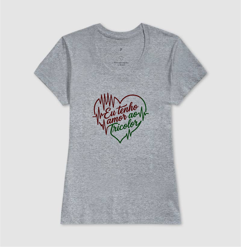 Camisa Eu Tenho Amor ao Tricolor Coração