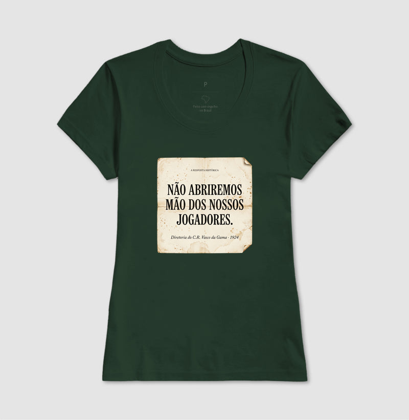 Camisa Resposta Histórica