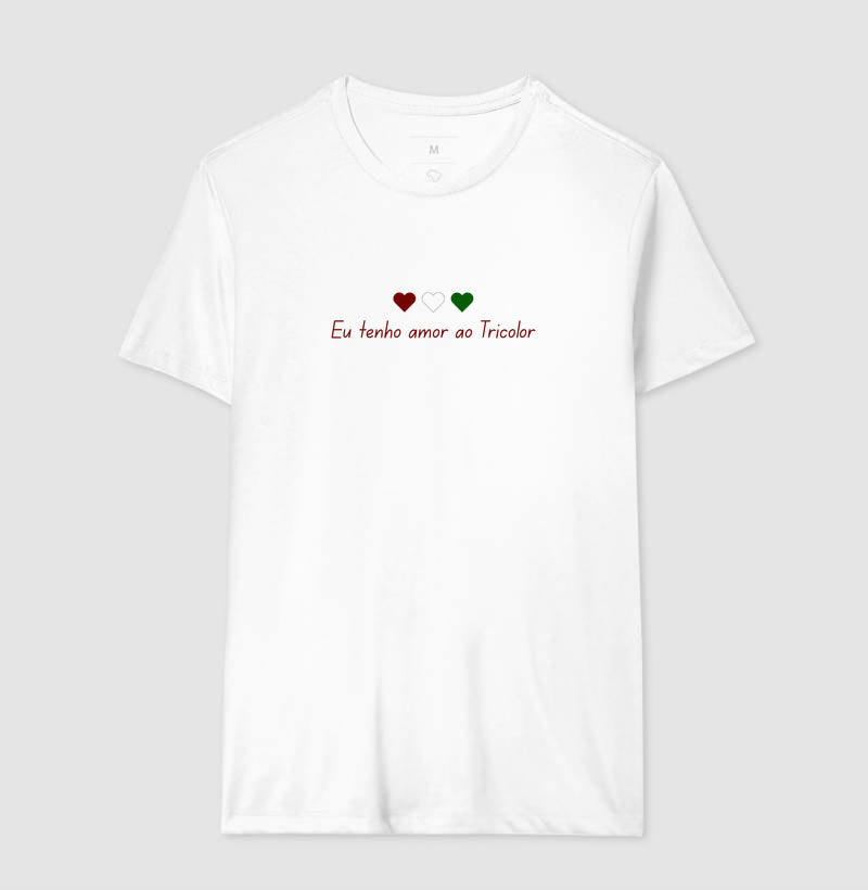Camisa Amor ao Tricolor Corações
