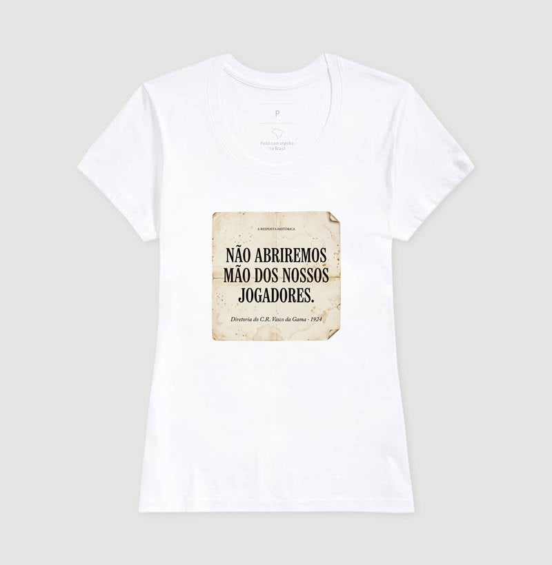 Camisa Resposta Histórica