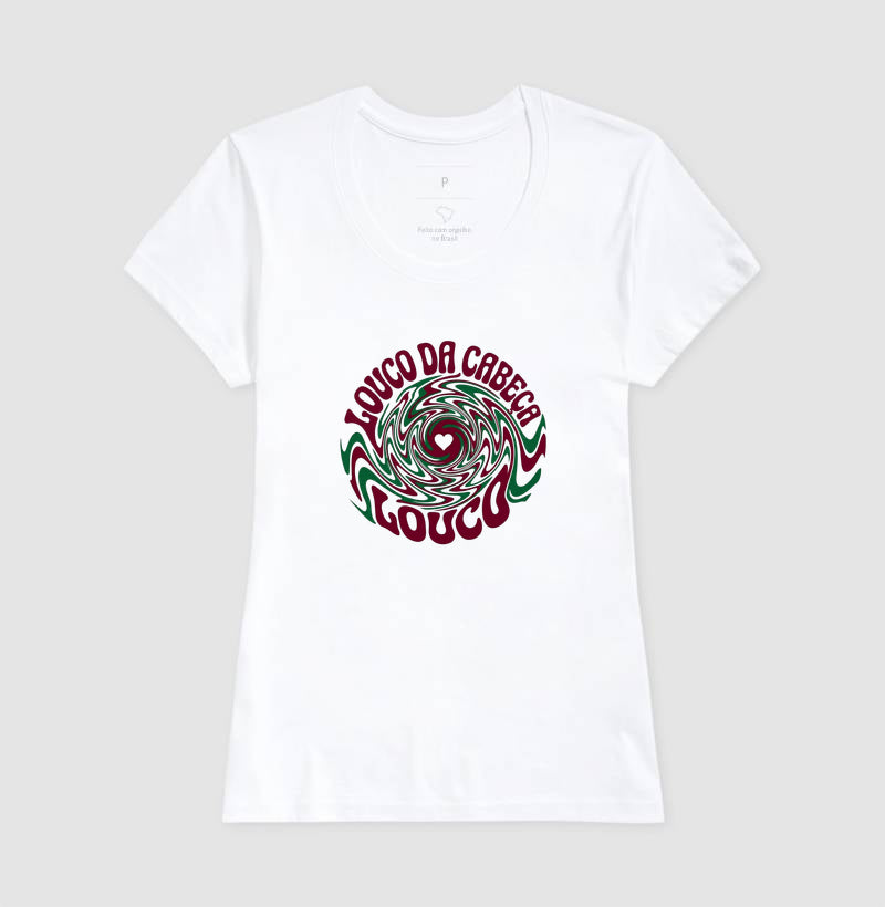 Camisa Louco da Cabeça Distorcido