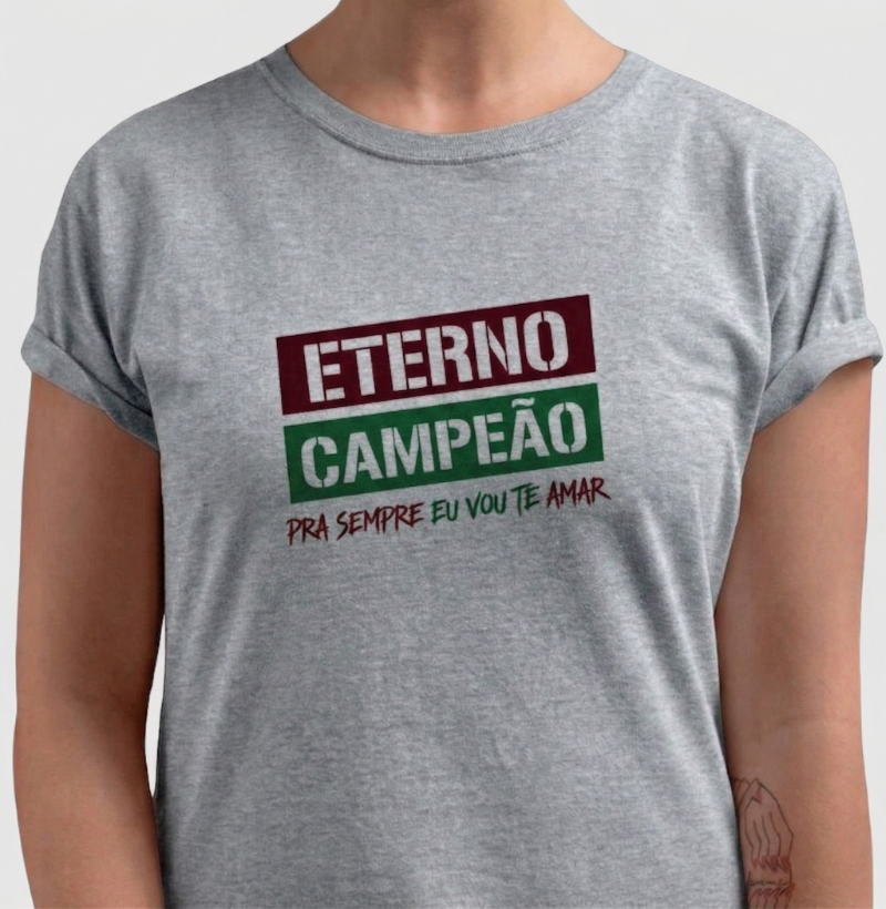 Camisa Eterno Campeão Stencil