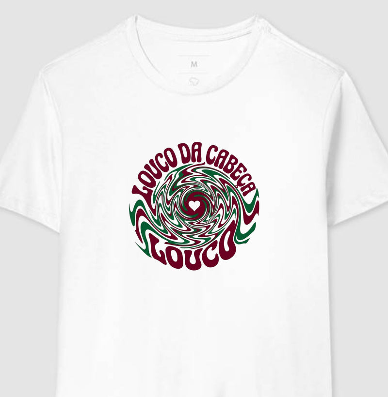 Camisa Louco da Cabeça Distorcido