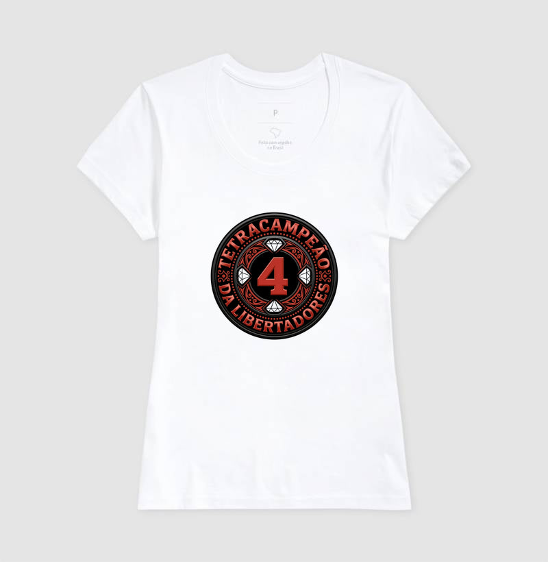 Camisa Badge Tetracampeão