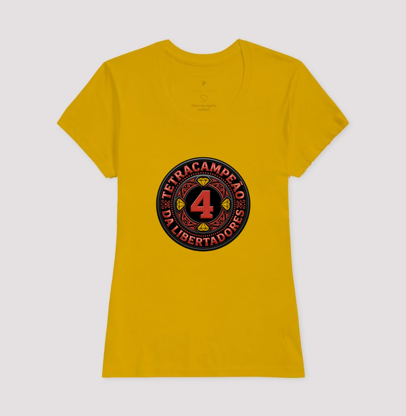 Camisa Badge Tetracampeão
