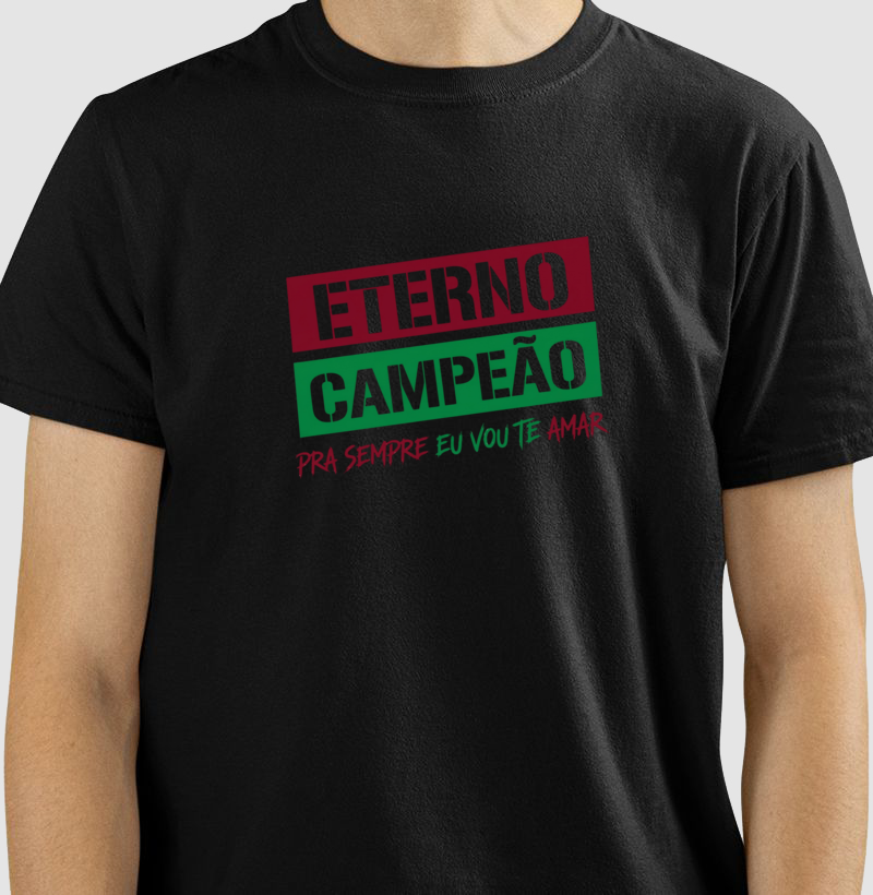 Camisa Eterno Campeão Stencil