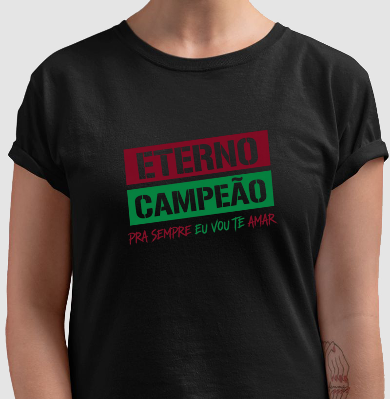 Camisa Eterno Campeão Stencil