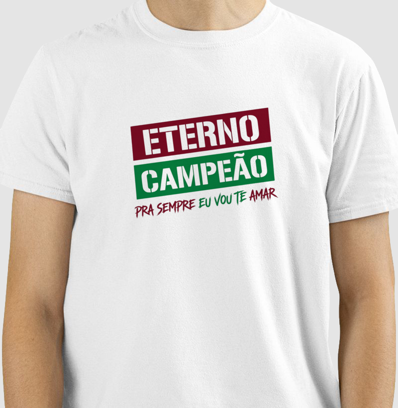 Camisa Eterno Campeão Stencil