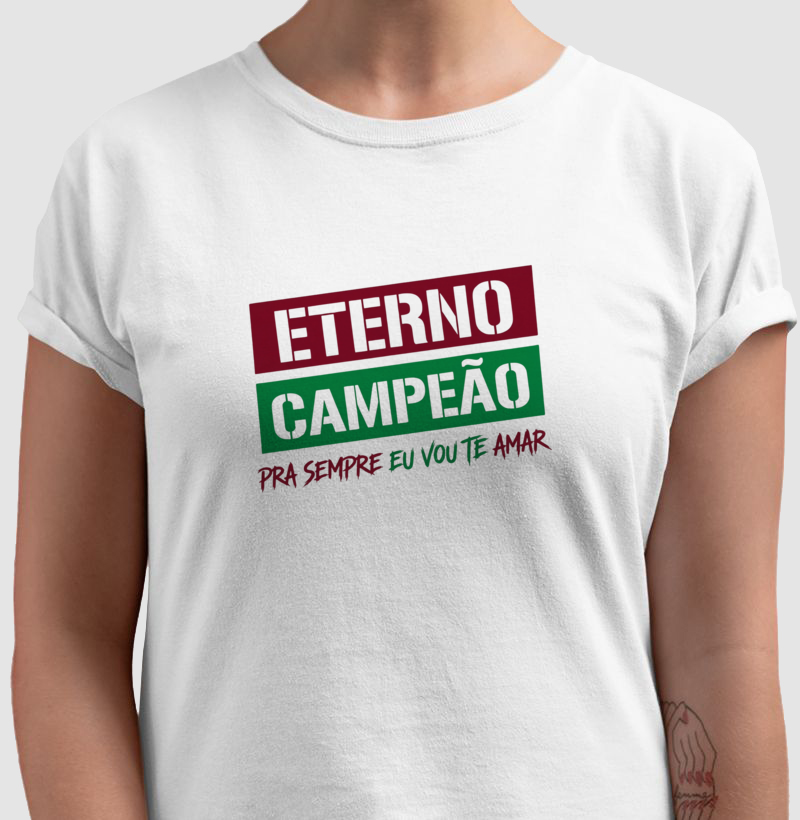 Camisa Eterno Campeão Stencil